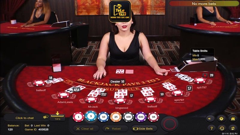 Tham gia cá cược Blackjack TELE789 nhanh chóng và dễ dàng